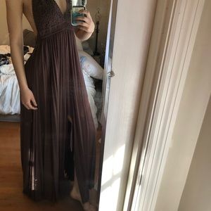 Halter maxi dress